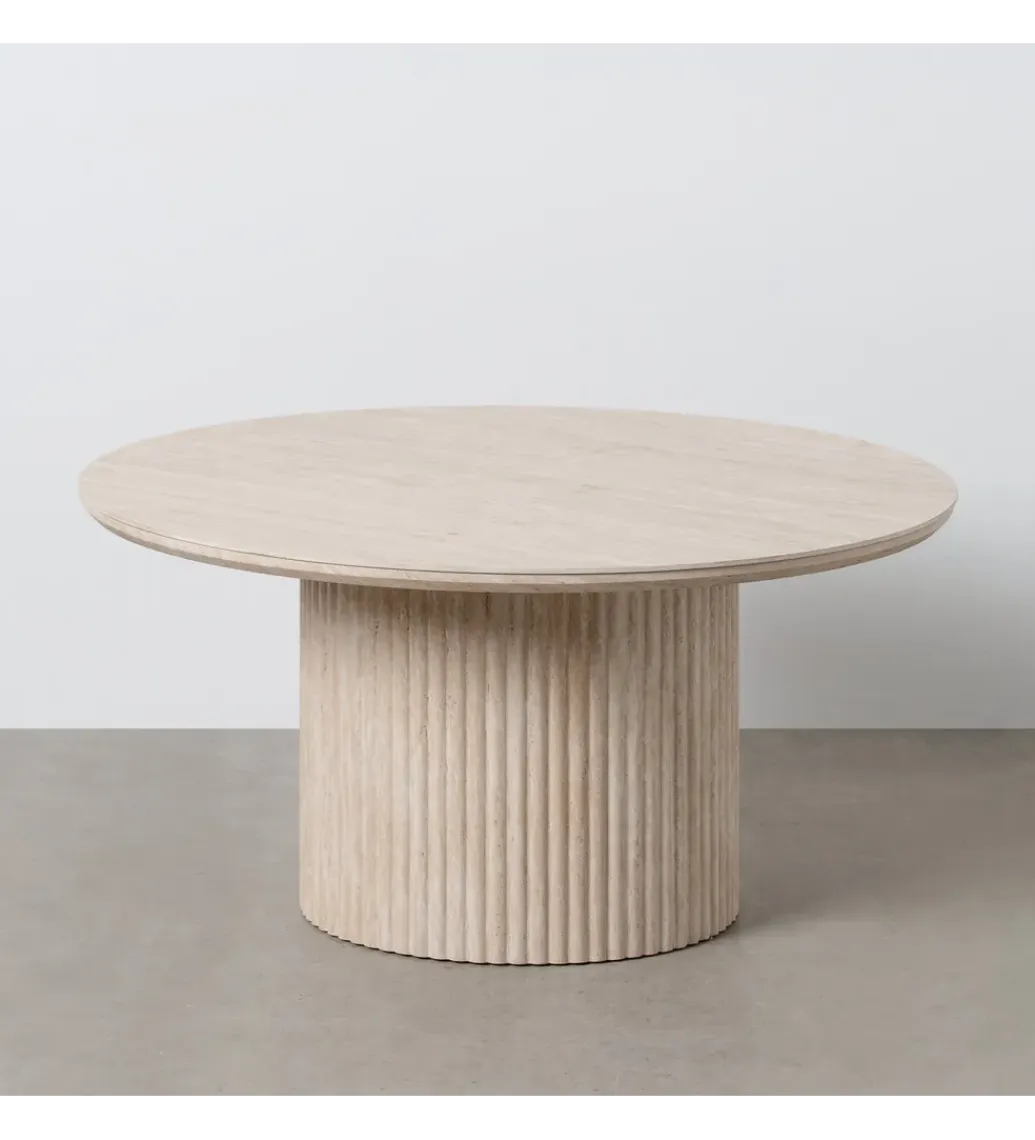 Zona-Design Stolik kawowy SAMETR 90 cm jasnobeżowy