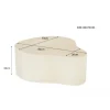 LF-Design Stolik kawowy SANDI  Organic 83 cm kremowy