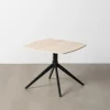 Zona-Design Stolik kawowy SASAN 60 cm efekt białego marmuru