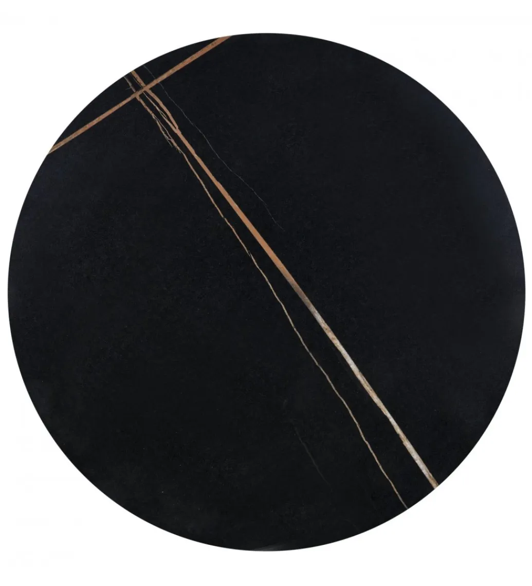 Halmar Stolik kawowy SCALITA 50 cm ceramika w optyce marmuru