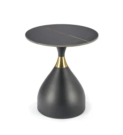 Halmar Stolik kawowy SCALITA 50 cm ceramika w optyce marmuru