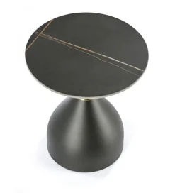 Halmar Stolik kawowy SCALITA 50 cm ceramika w optyce marmuru