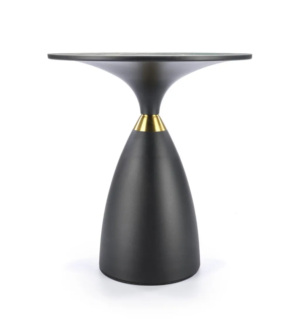 Halmar Stolik kawowy SCALITA 50 cm ceramika w optyce marmuru
