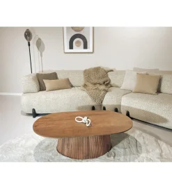 LF-Design Stolik kawowy SELVETOR 120 cm drewno mango