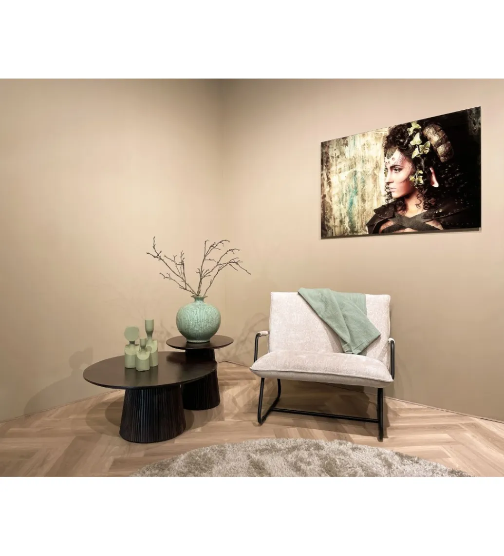LF-Design Stolik kawowy SELVETOR 50 cm w kolorze orzecha