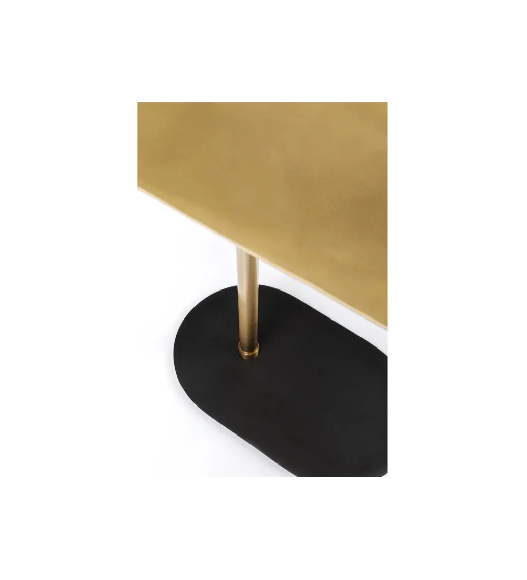 KARE Stolik kawowy SLIDE 50 cm złoty