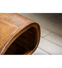 Invicta Interior Stolik kawowy SPIN RETRO drewno Sheesham