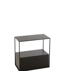 J-Line Stolik kawowy Square 57 cm czarny