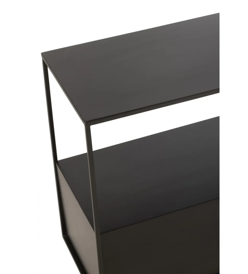 J-Line Stolik kawowy Square 57 cm czarny