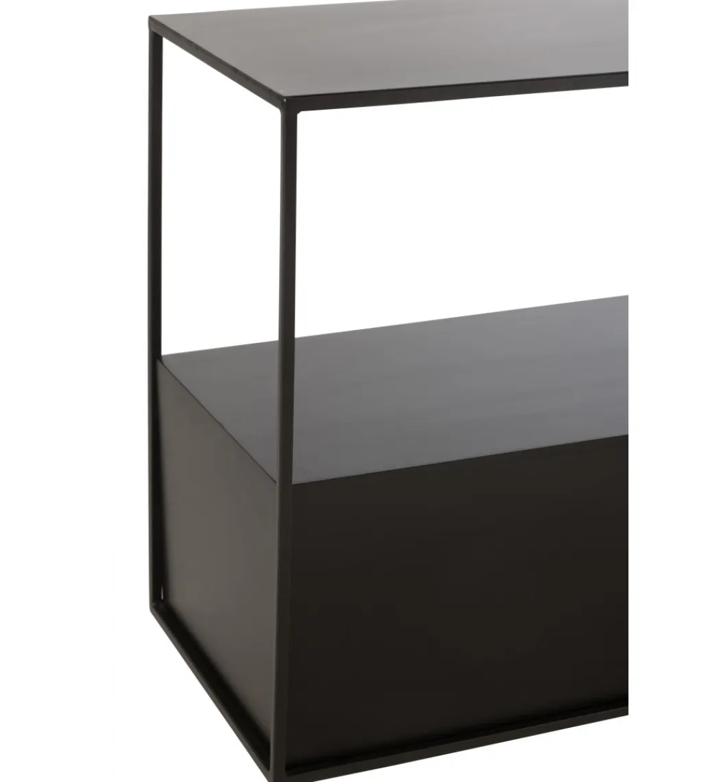 J-Line Stolik kawowy Square 57 cm czarny