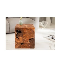 Invicta Interior - przedsprzedaż Stolik kawowy Square 40 cm teak