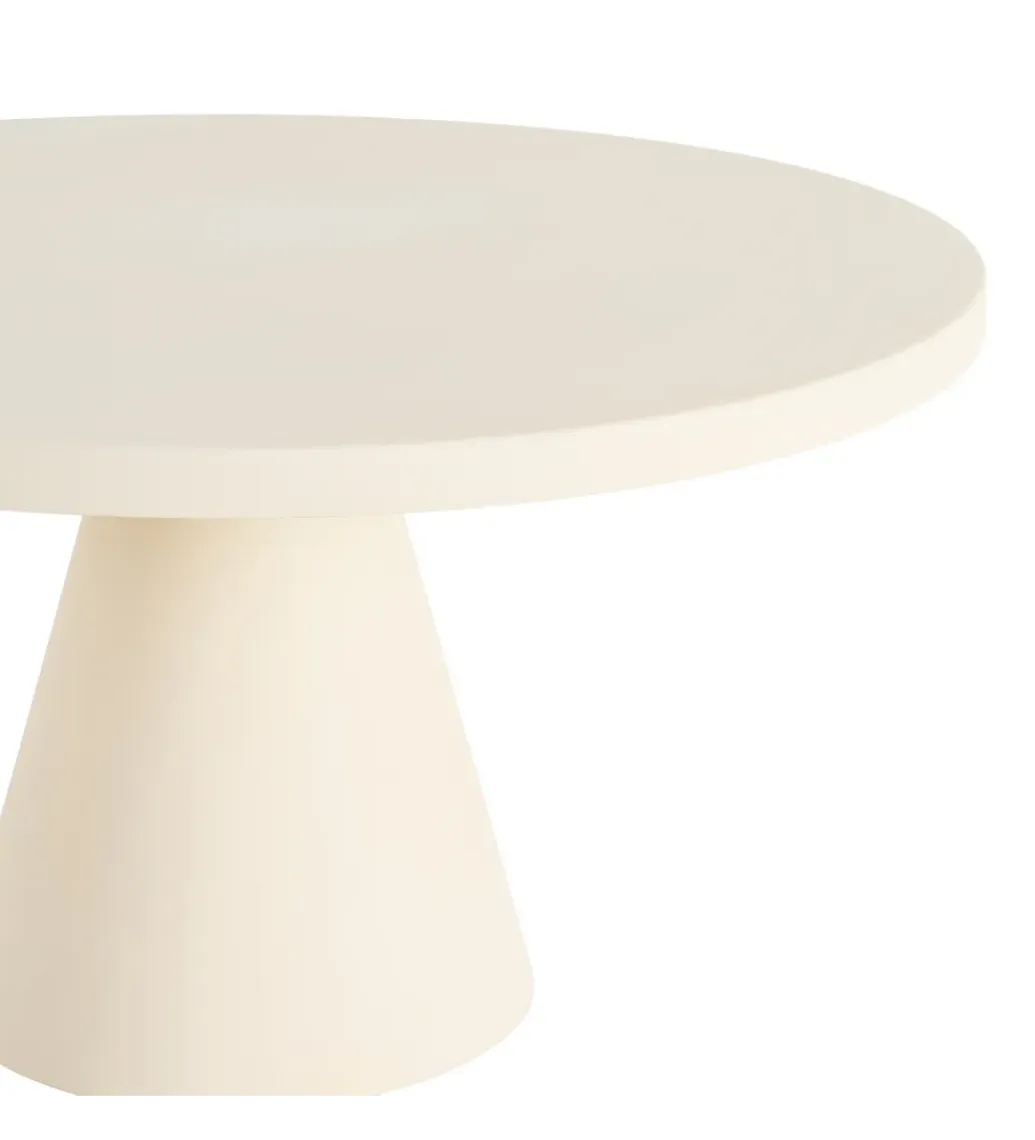 Zona-Design Stolik kawowy STEAKEN 71 cm kremowy