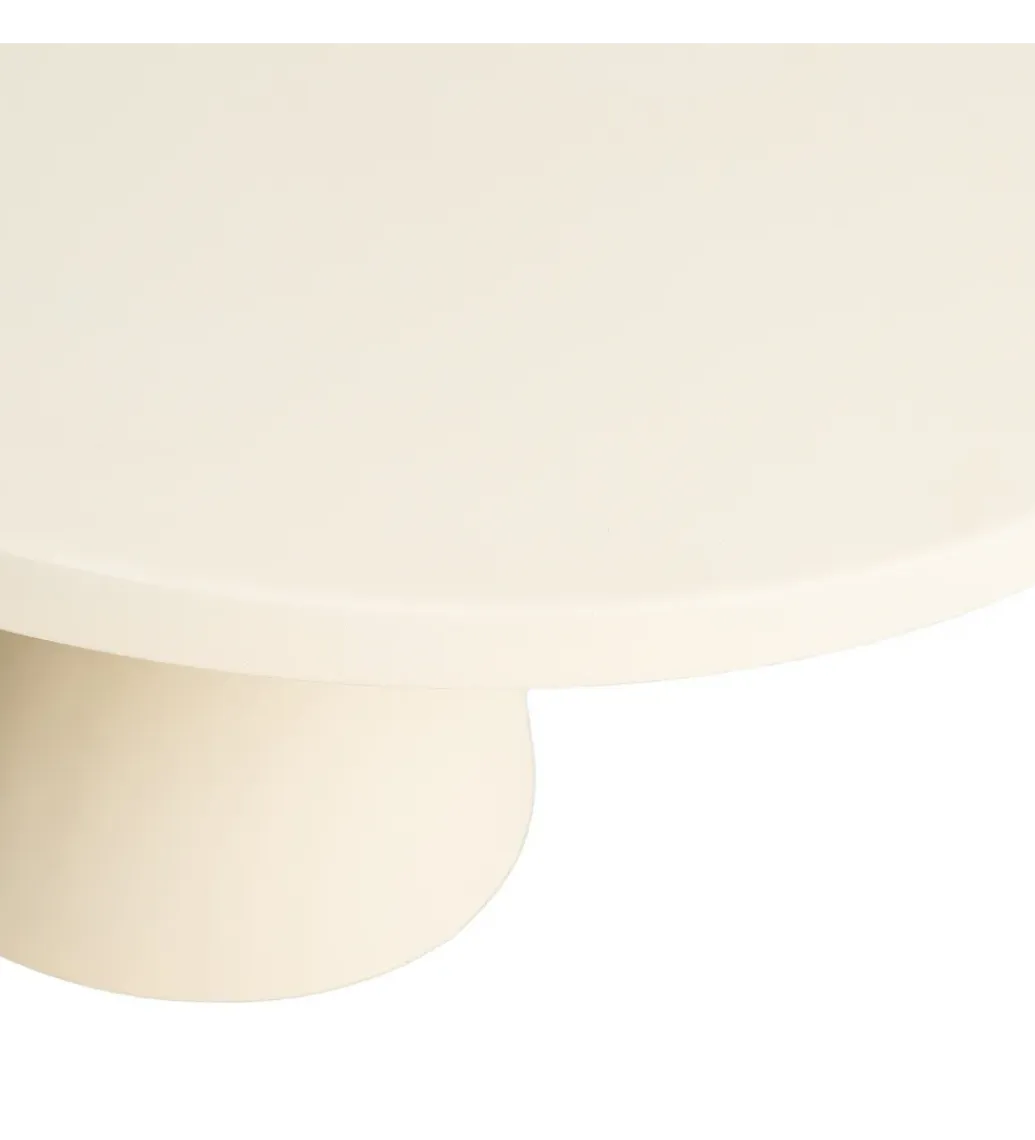 Zona-Design Stolik kawowy STEAKEN 71 cm kremowy