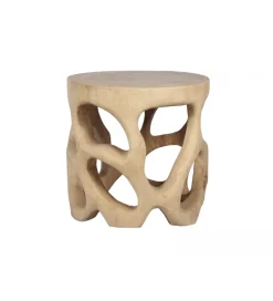 Imeri Stolik kawowy SUAR 50 cm drewno suar naturalne