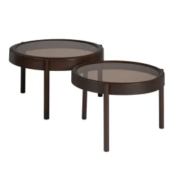 Zona-Design Stolik kawowy TERVO 61 cm ciemno brązowy
