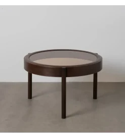 Zona-Design Stolik kawowy TERVO 75 cm ciemny brąz