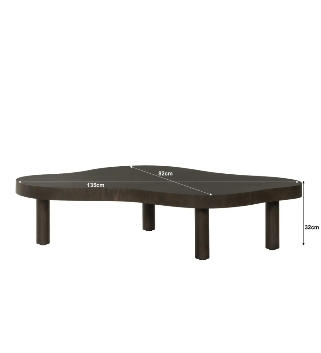 LF-Design Stolik kawowy TOBAGO 135 cm czarny