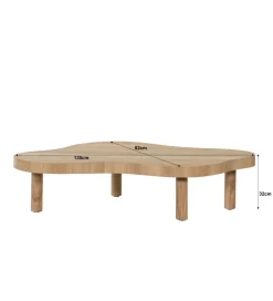 LF-Design Stolik kawowy TOBAGO 135 cm naturalny