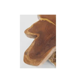 KARE Stolik kawowy Tree 50 cm drewno teak