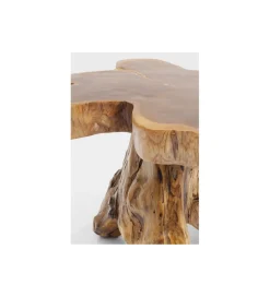 KARE Stolik kawowy Tree 50 cm drewno teak
