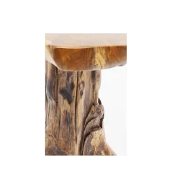 KARE Stolik kawowy Tree 40 cm drewno teak