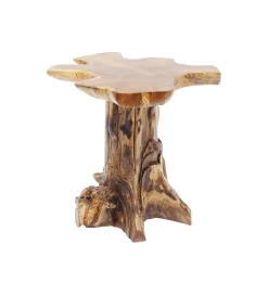 KARE Stolik kawowy Tree 40 cm drewno teak