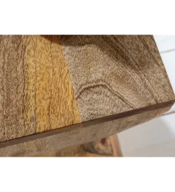 Invicta Interior - przedsprzedaż Stolik kawowy TWIST 45 cm drewno mango
