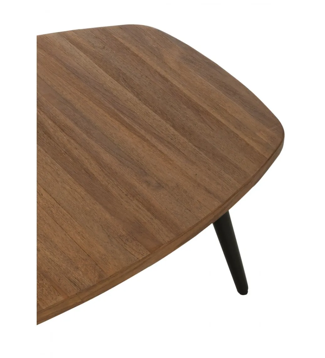 J-Line Stolik kawowy UDINE 120 cm drewno teak