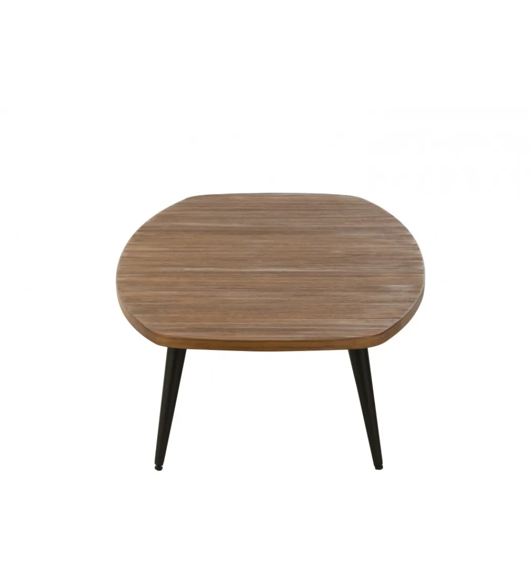 J-Line Stolik kawowy UDINE 120 cm drewno teak