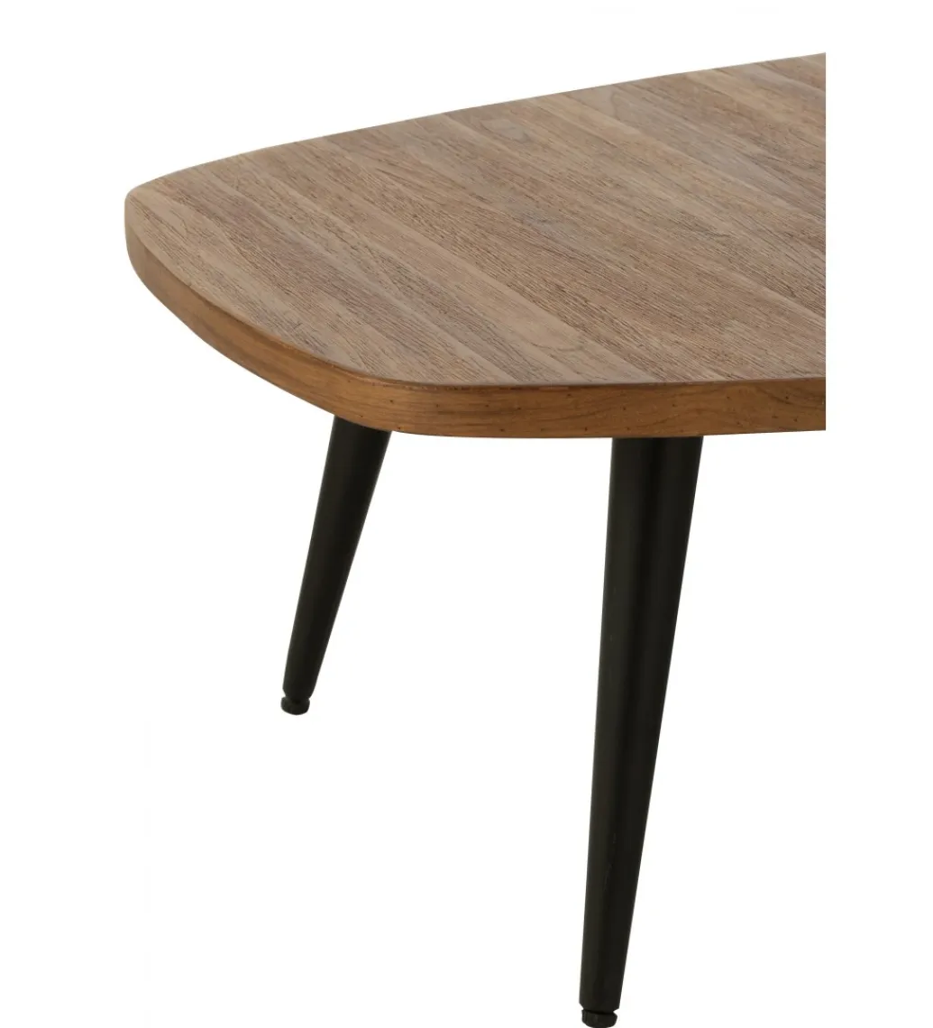 J-Line Stolik kawowy UDINE 120 cm drewno teak