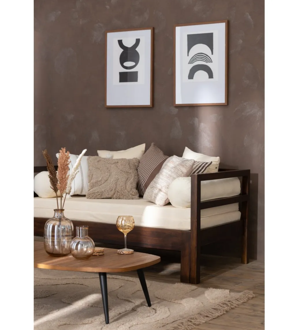 J-Line Stolik kawowy UDINE 120 cm drewno teak