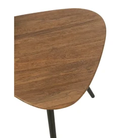 J-Line Stolik kawowy UDINE set 2 drewno teak