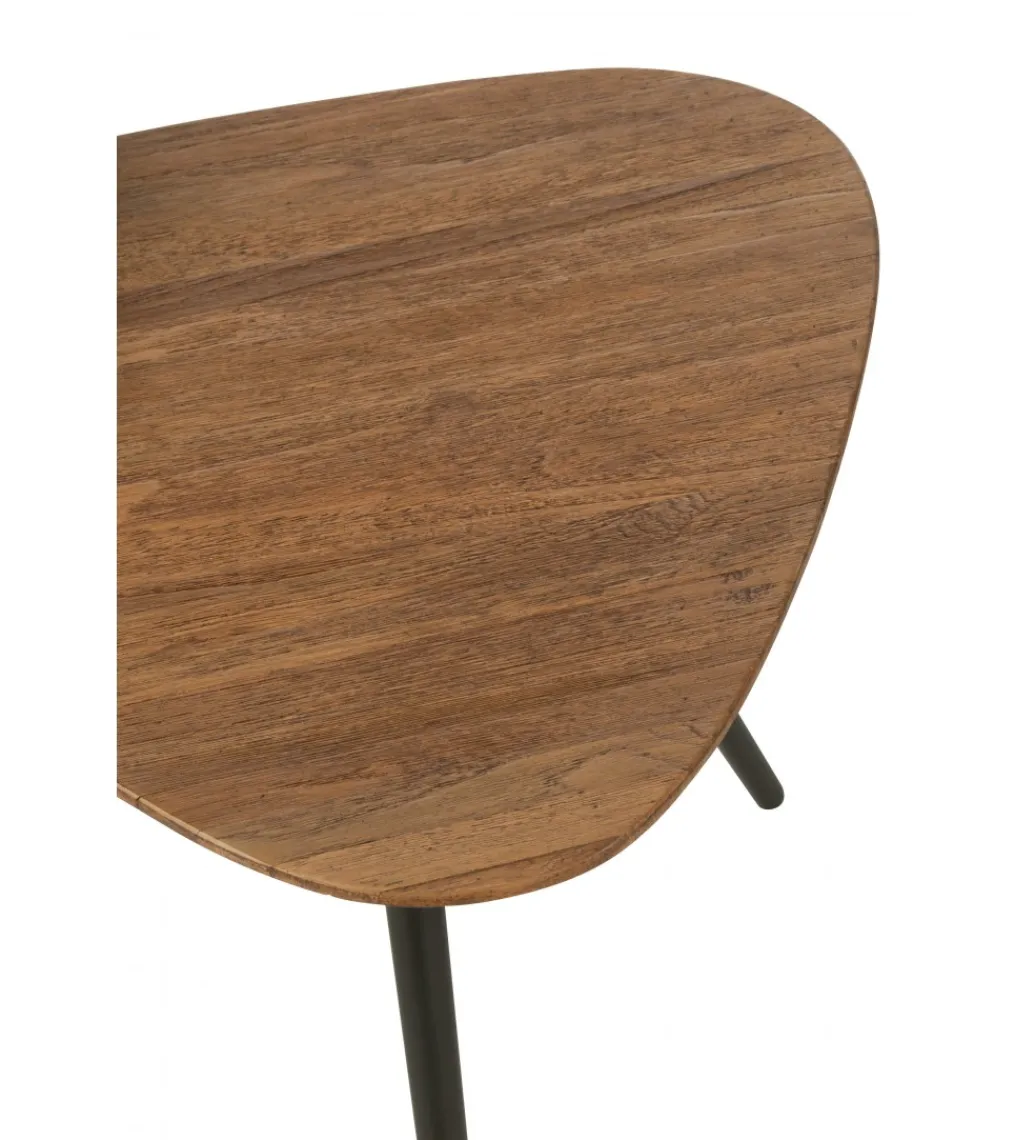J-Line Stolik kawowy UDINE set 2 drewno teak