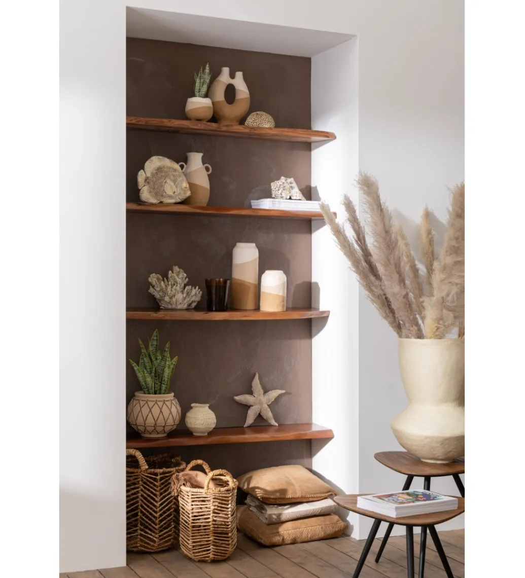 J-Line Stolik kawowy UDINE set 2 drewno teak