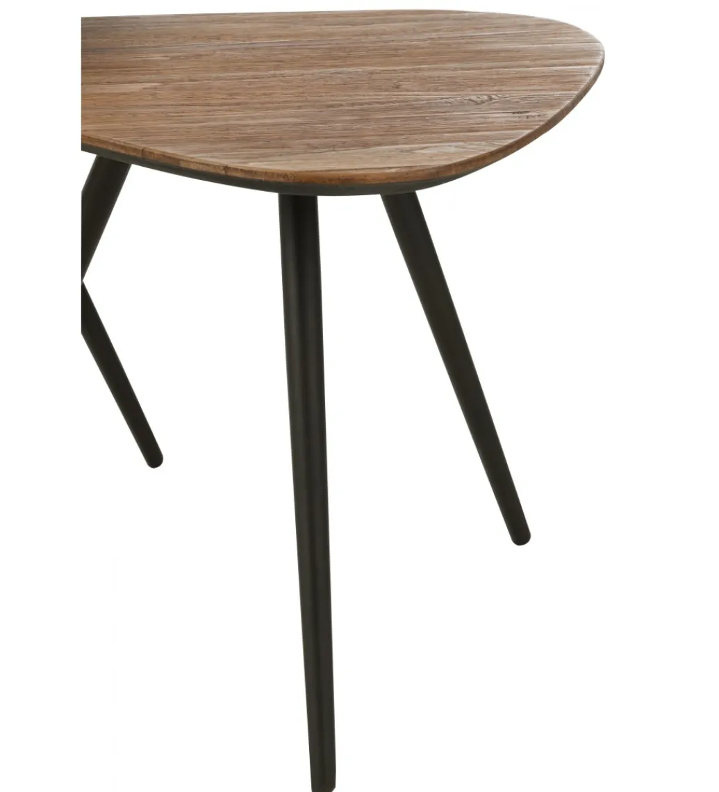 J-Line Stolik kawowy UDINE set 2 drewno teak