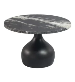 WOHNLING, GERMANY Stolik kawowy URANAKI 60 cm blat marmur