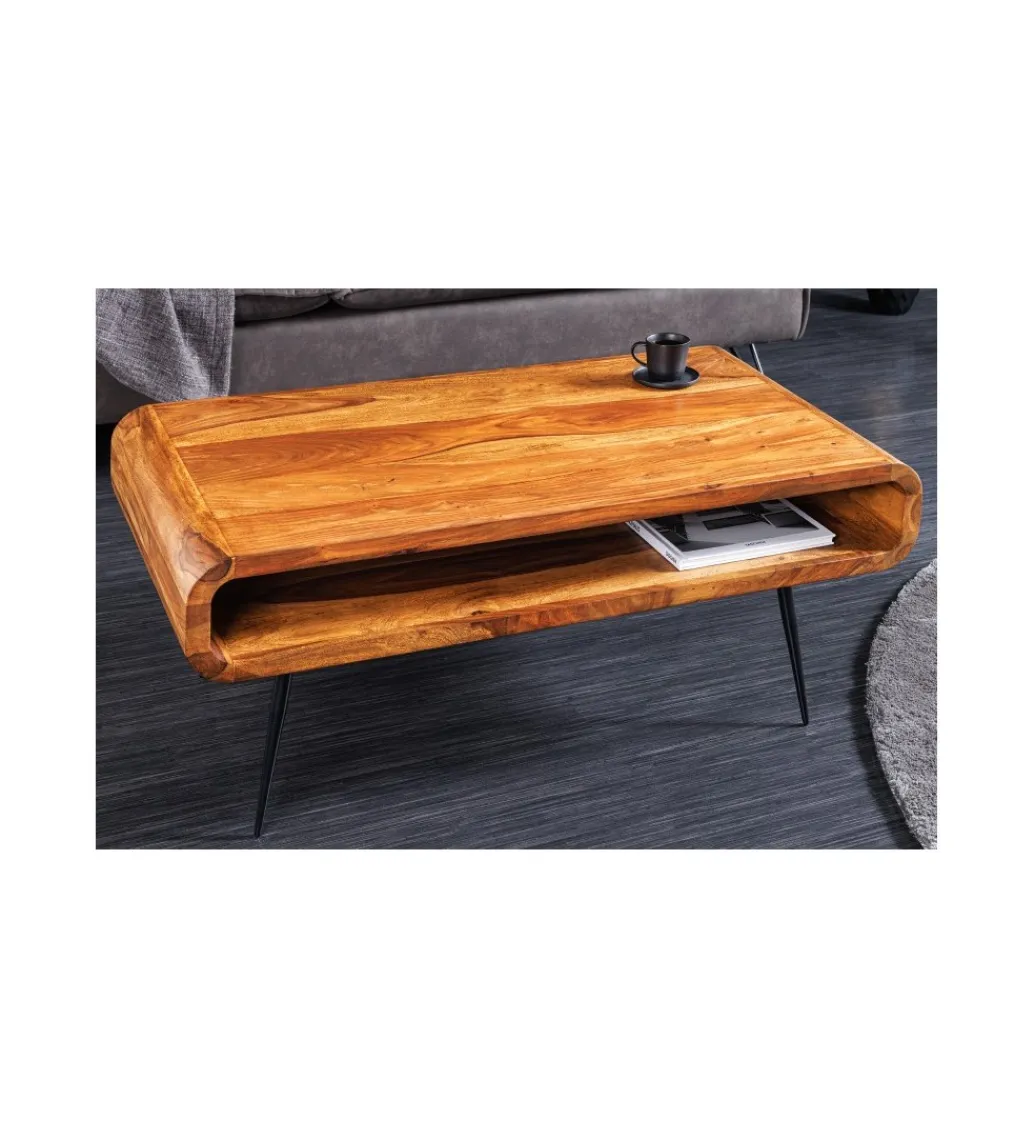 Invicta Interior Stolik kawowy VANG Alpha 90 cm drewno sheesham