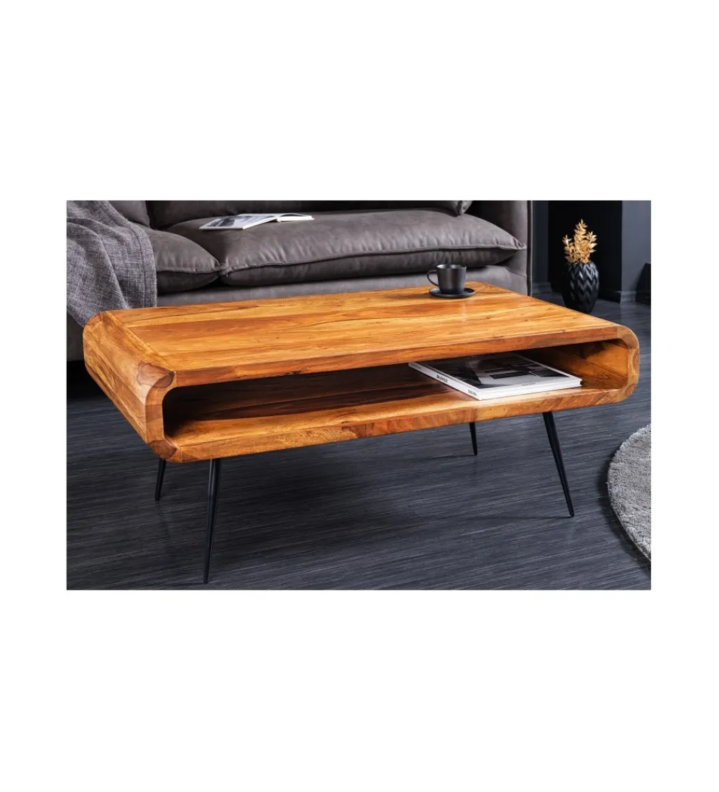 Invicta Interior Stolik kawowy VANG Alpha 90 cm drewno sheesham