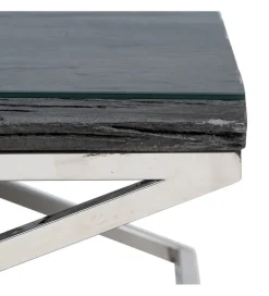 Zona-Design Stolik kawowy VERTA 100 cm szklany