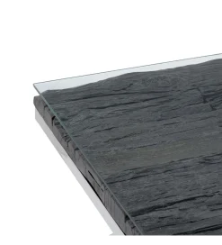 Zona-Design Stolik kawowy VERTA 100 cm szklany