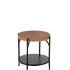 J-Line Stolik kawowy VONI 45 cm woptyce drewna