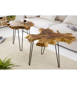 Invicta Interior Stolik kawowy Wild drewnoTeak