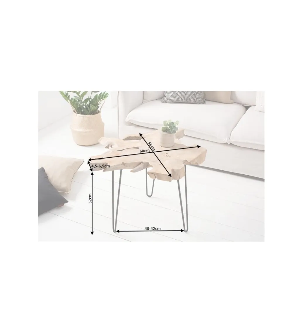 Invicta Interior Stolik kawowy Wild Teak
