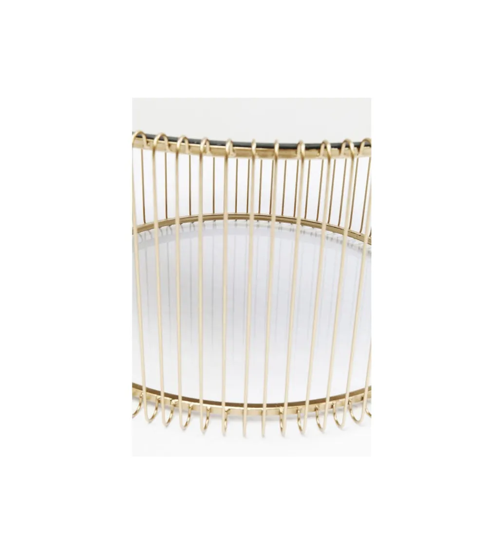 KARE Stolik kawowy Wire Brass set 2 złoty