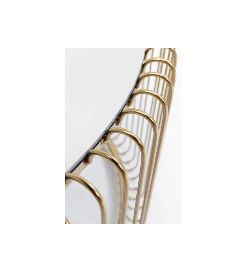 KARE Stolik kawowy Wire Brass set 2 złoty