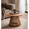 WOHNLING, GERMANY Stolik kawowy WOHNLING 60 cm drewno akacja naturalny