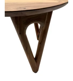 WOHNLING, GERMANY Stolik kawowy WOHNLING 60 cm drewno akacja
