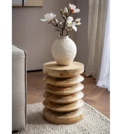 WOHNLING, GERMANY Stolik kawowy WOHNLING 35 cm drewno mango