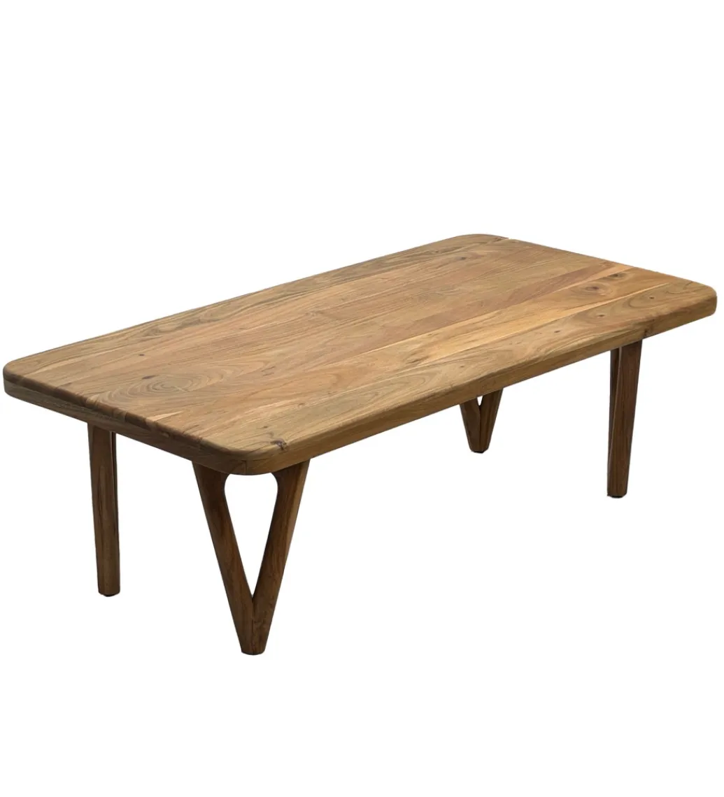 WOHNLING, GERMANY Stolik kawowy WOHNLING 120 cm drewno akacja