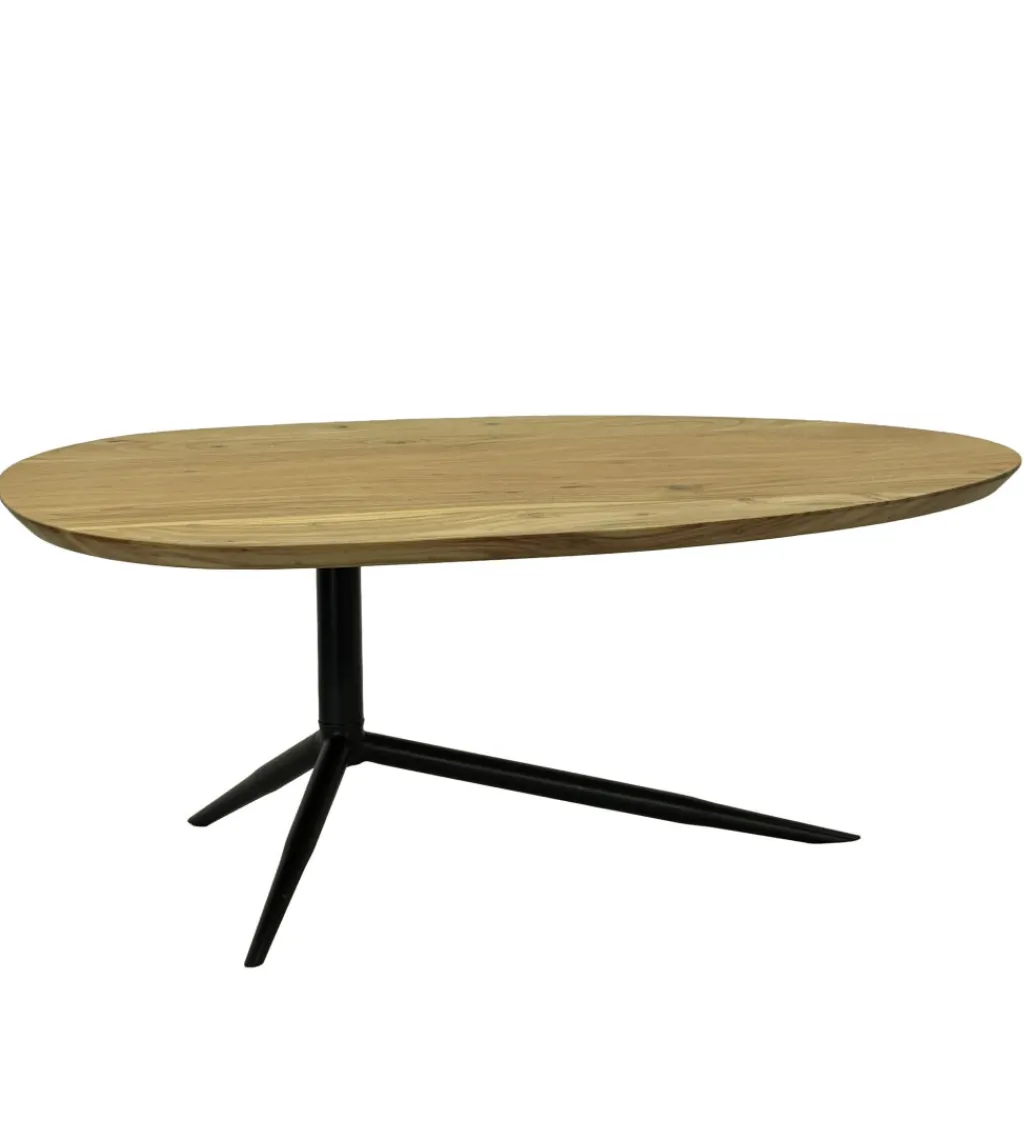 WOHNLING, GERMANY Stolik kawowy WOHNLING 87 cm drewno akacja